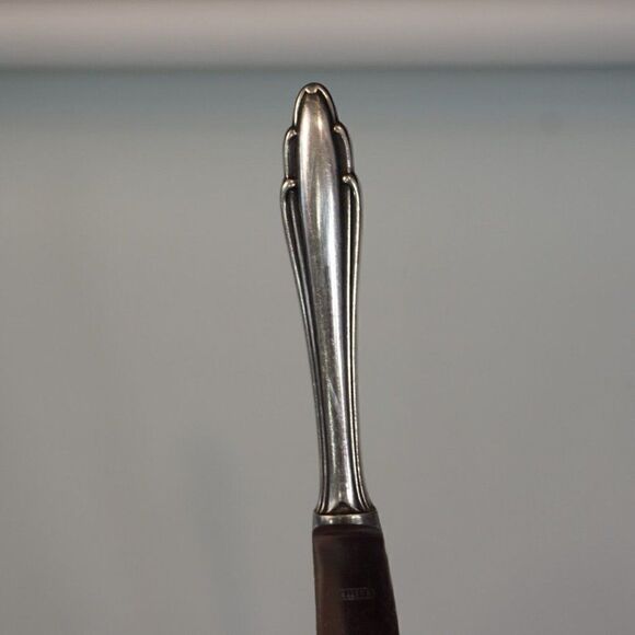 Vintage Gowe Wellner German Sliver Plate Knife Marke GW Gowe 90 18 - Picture 7 of 10